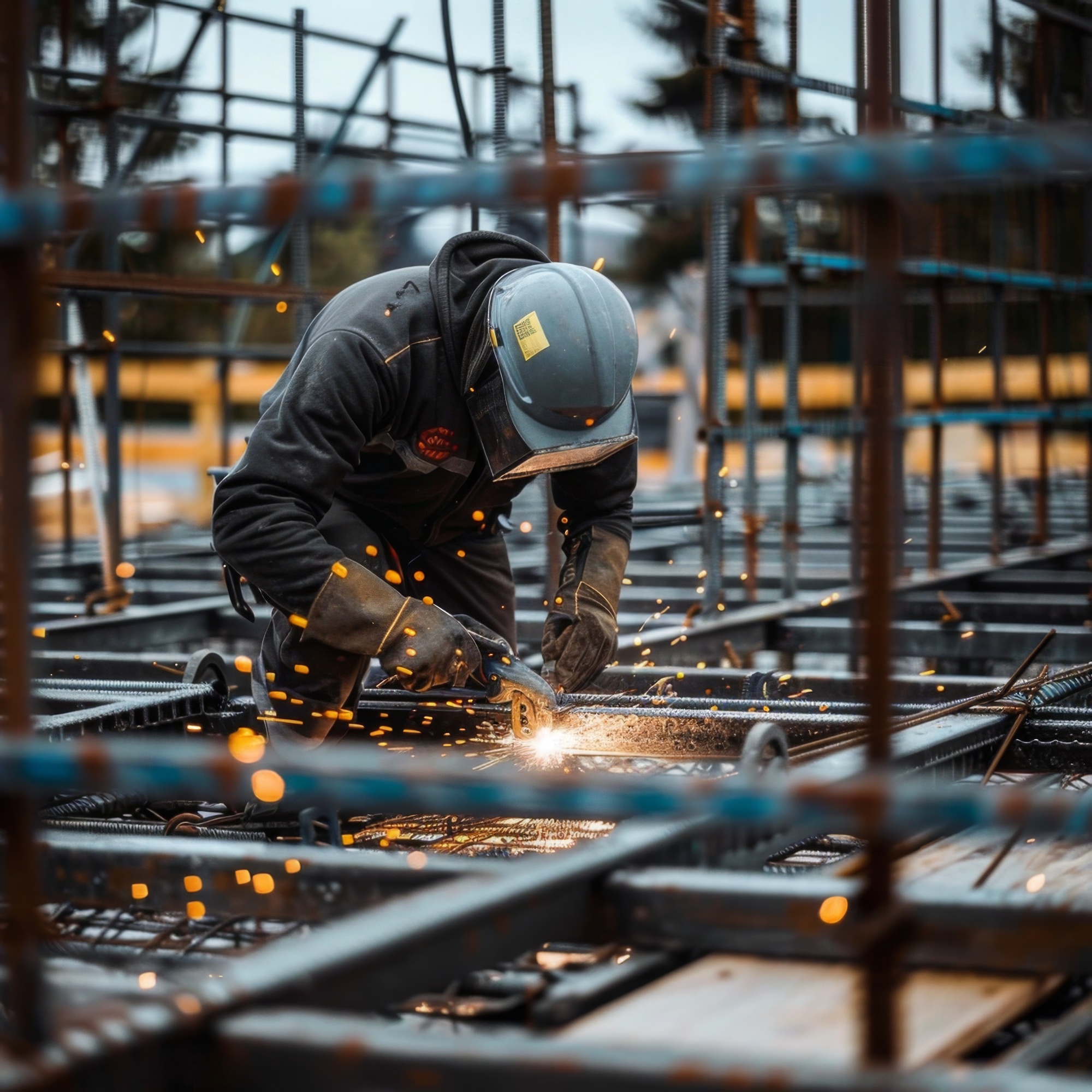 Welding on site